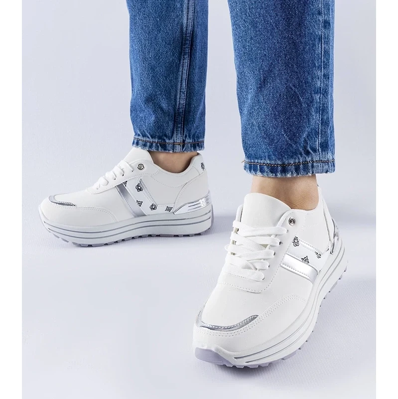 Gemre White platform sneakers Provinciale