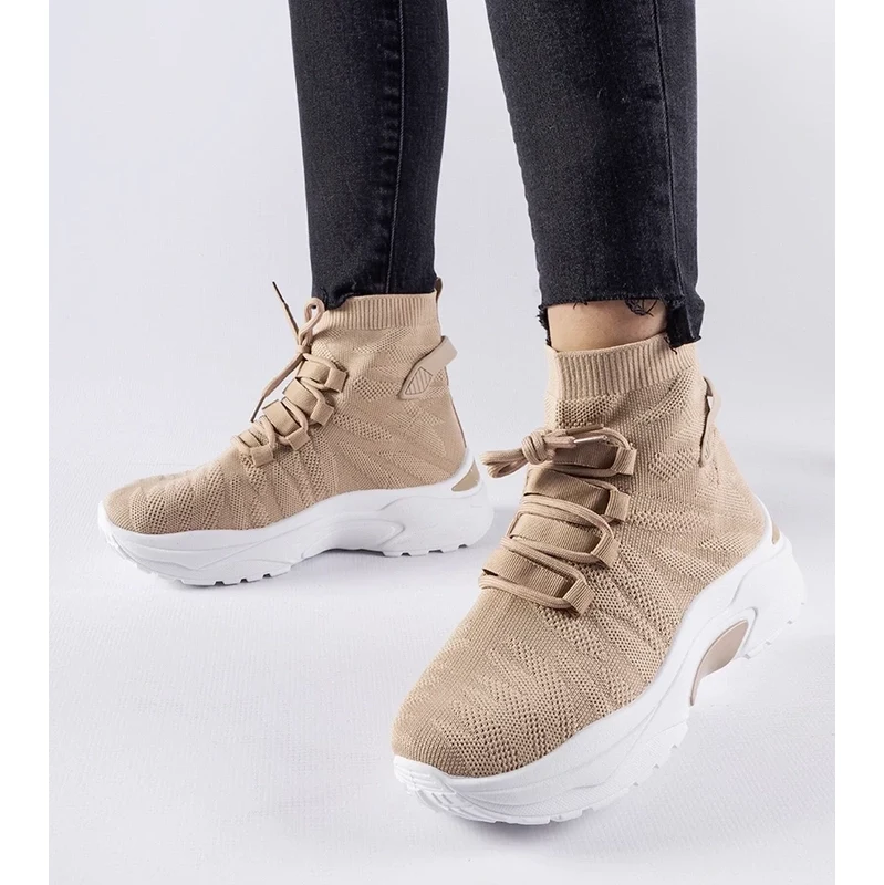 Gemre Brown high-top sneakers Vigatto