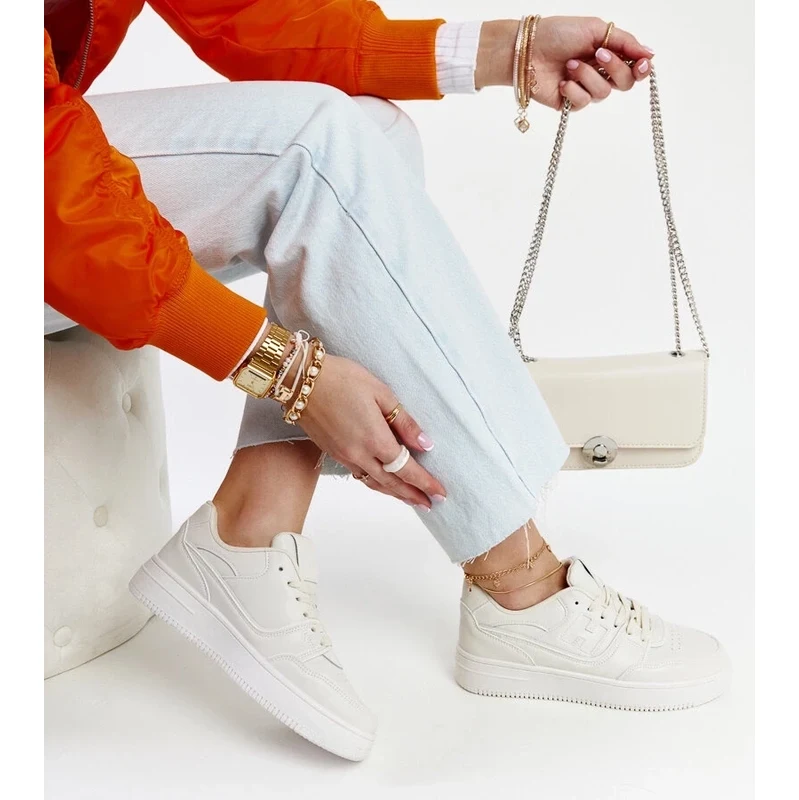 Gemre Beige platform sneakers Mentha