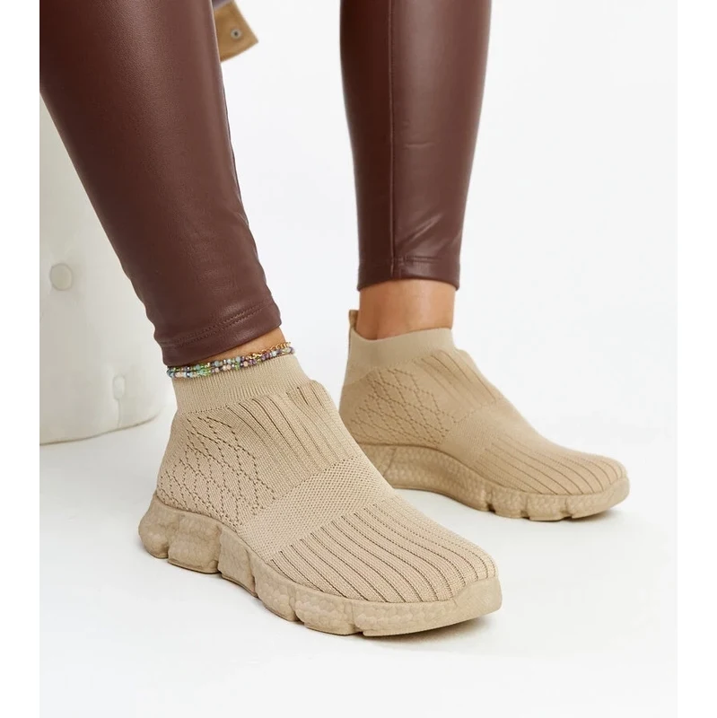 Gemre Dark beige lightweight sports sneakers Vaclava