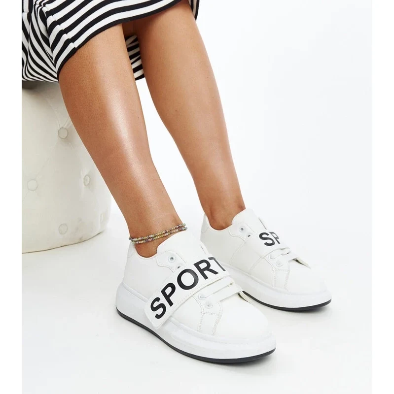 Gemre White platform sneakers Ayna 106990730