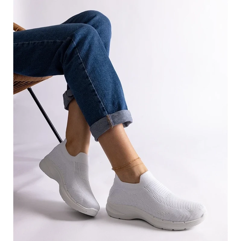 D/CEO White trainers Justar