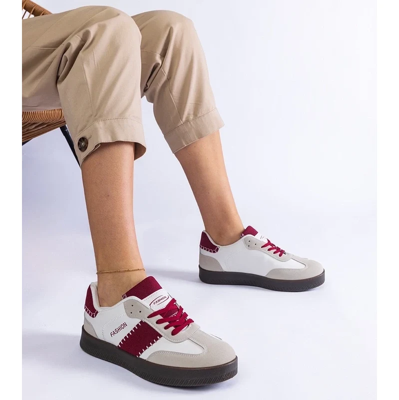 D/CEO White trainers Justar