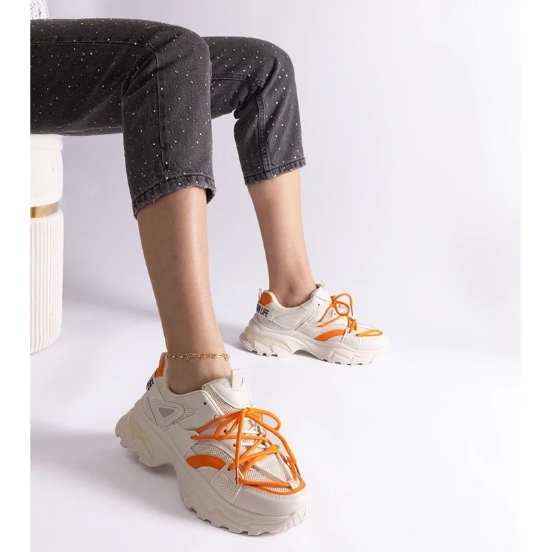 Gemre Beige Sulamita sports sneakers