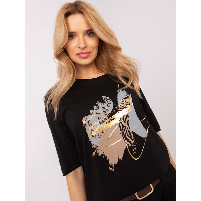 Calimera Blouse-CLM-BZ-0119.36-black
