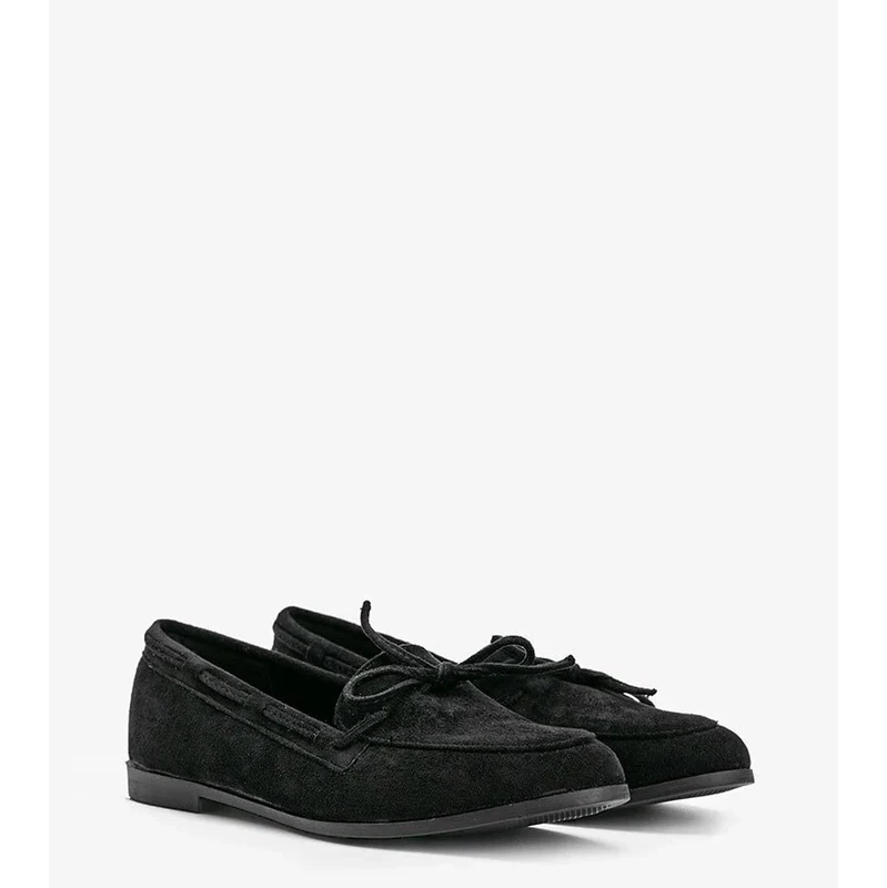 D/CEO Black suede loafers Kierra 106991148