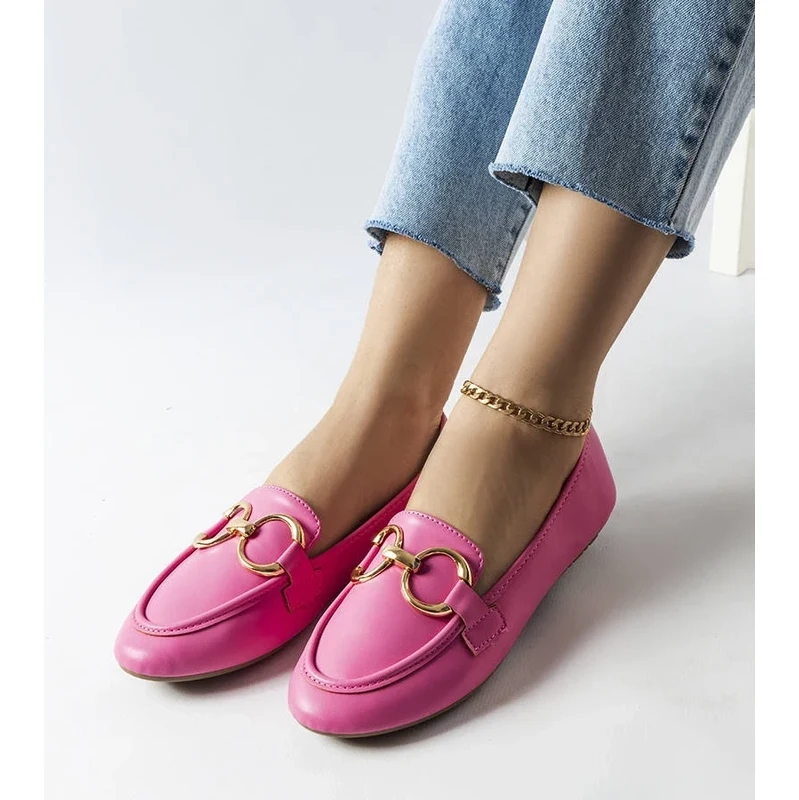 Gemre Pink womens moccasins Couturier