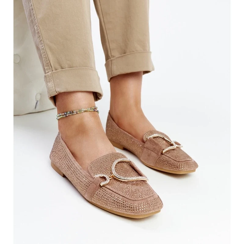 Gemre Brown Shiny Mebrat Loafers