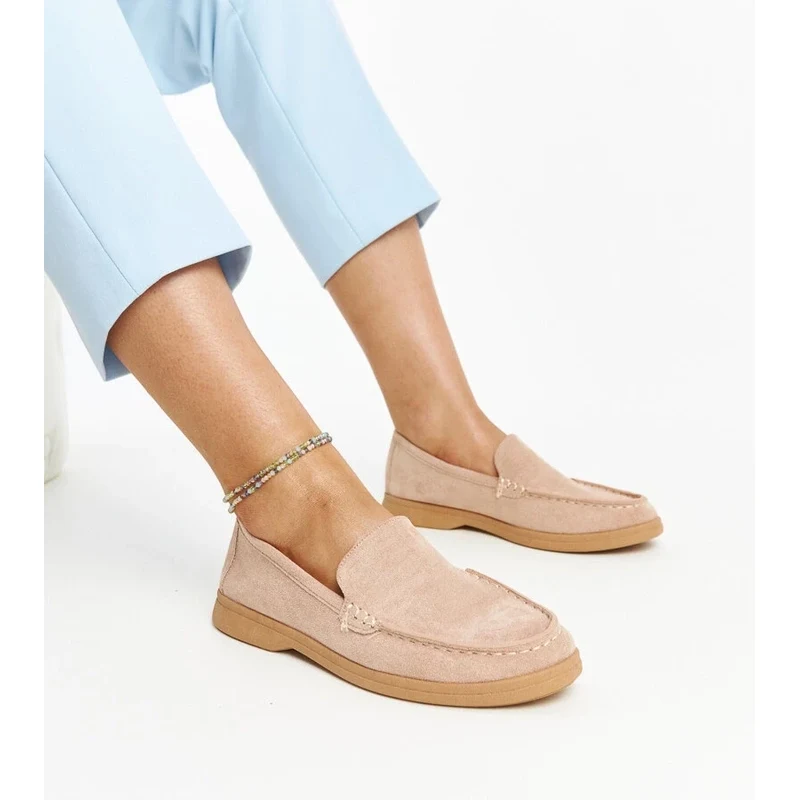 Gemre Beige suede shoes Rumay