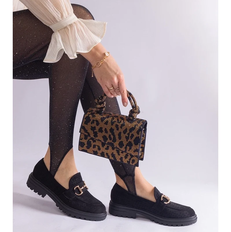 D/CEO Black loafers Hashtag 106991481