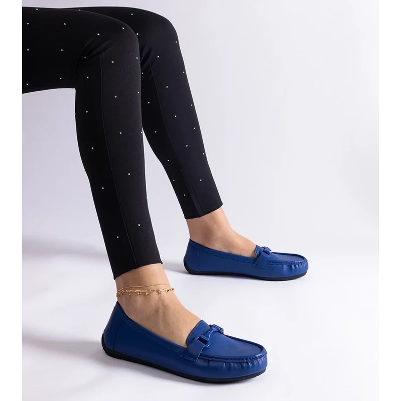 Gemre Blue classic eco leather loafers Pelayo 106991494