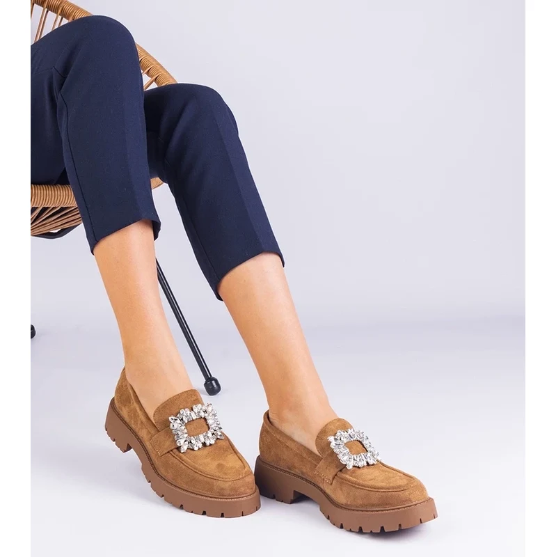 D/CEO Silver loafers Ilana