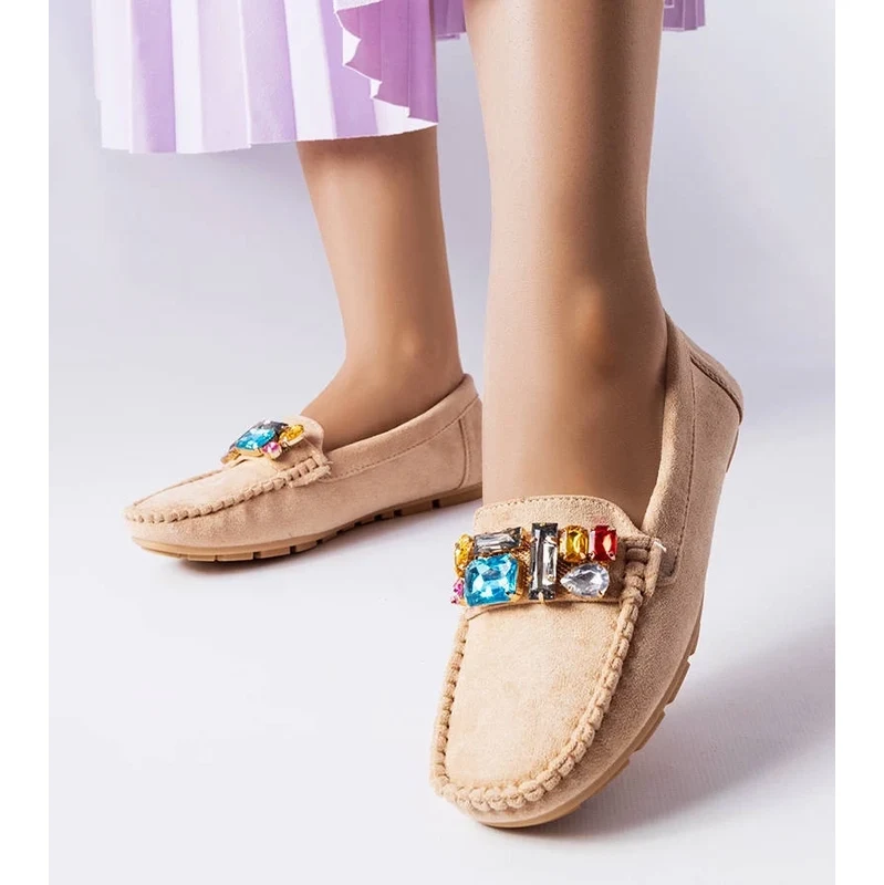 Gemre Beige loafers with leather insole Bertrand