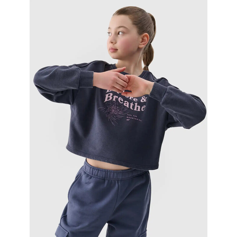 Dívčí cropped mMikina 4F