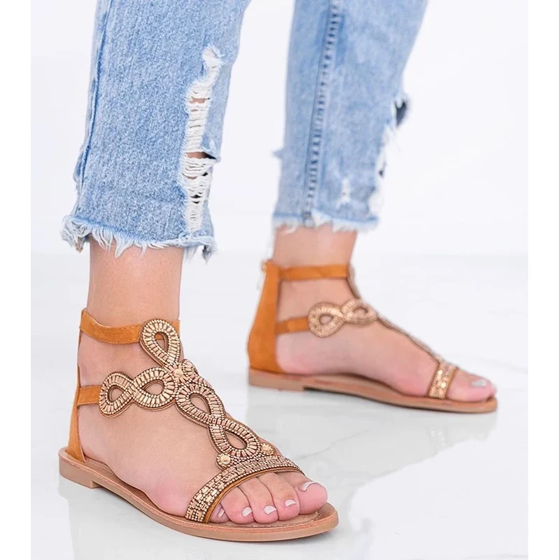 D/CEO Camel sandals Cersi