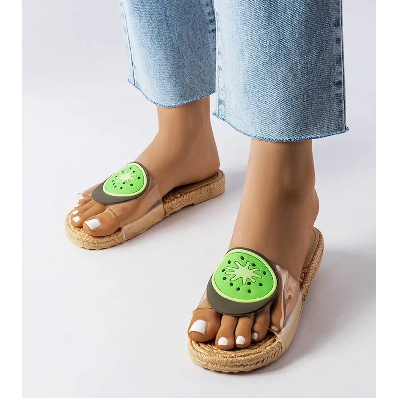 marka niezdefiniowana Transparent slides with kiwi Foddie