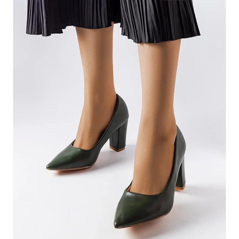 Gemre Green block heels Maurelle