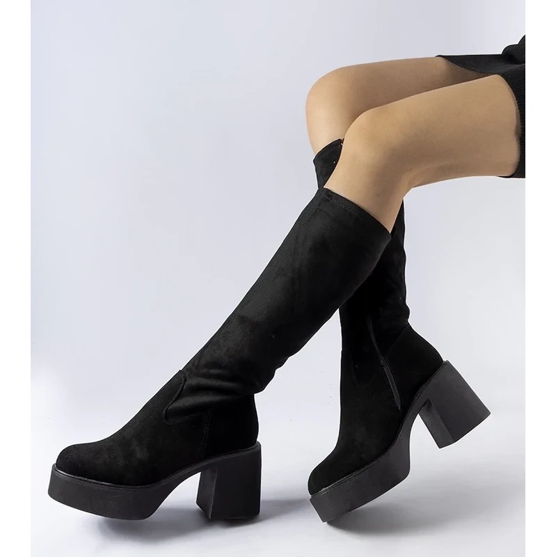 Gemre Black insulated heeled boots Zito