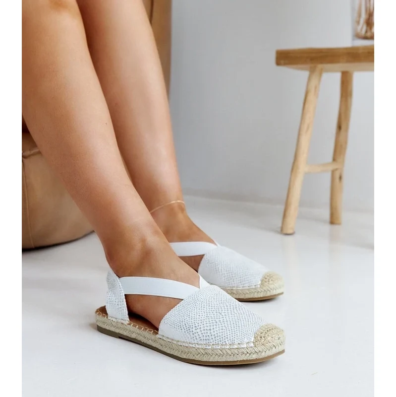 Gemre White slingback espadrilles Tharna
