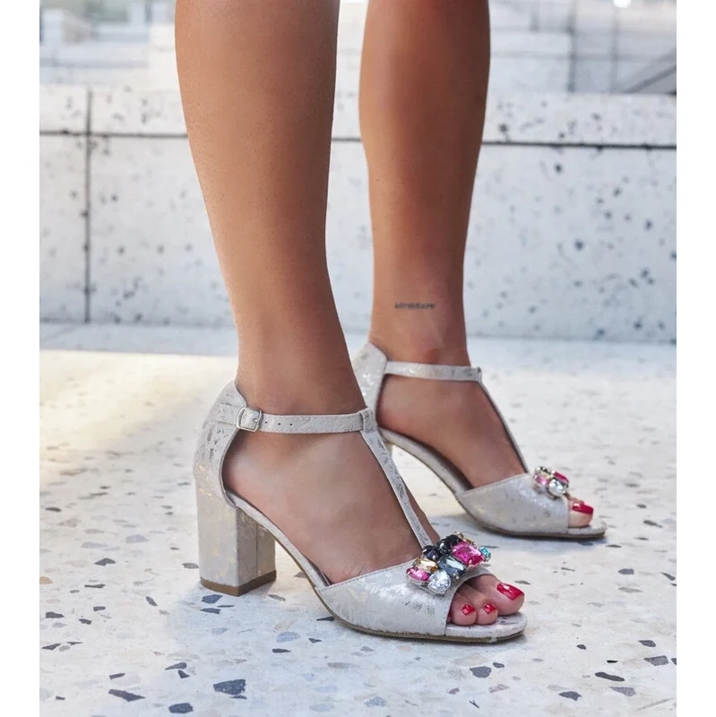 D/CEO Black sandals on a block heel Millo 106993003