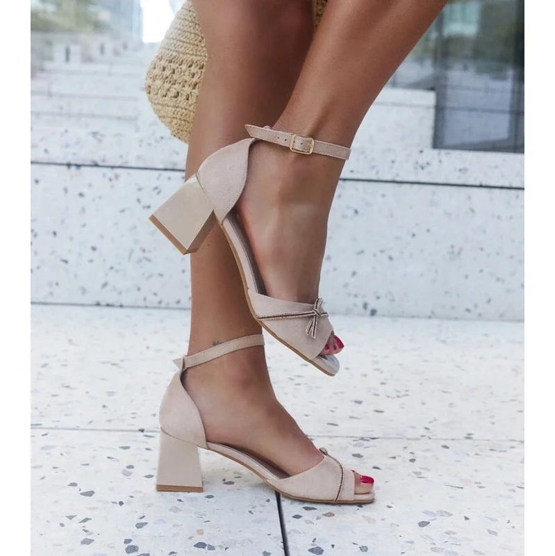 Gemre Asila block-heeled sandals with leather insole 106993008