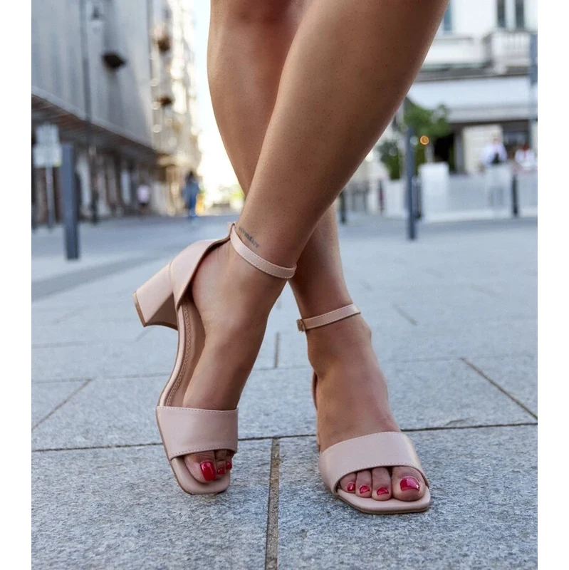 D/CEO Gemre Classic block heel sandals Afnan
