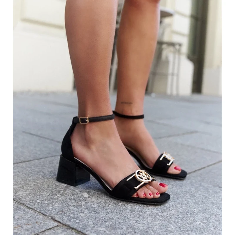 Gemre Ameena block-heeled sandals with leather insole 106993064