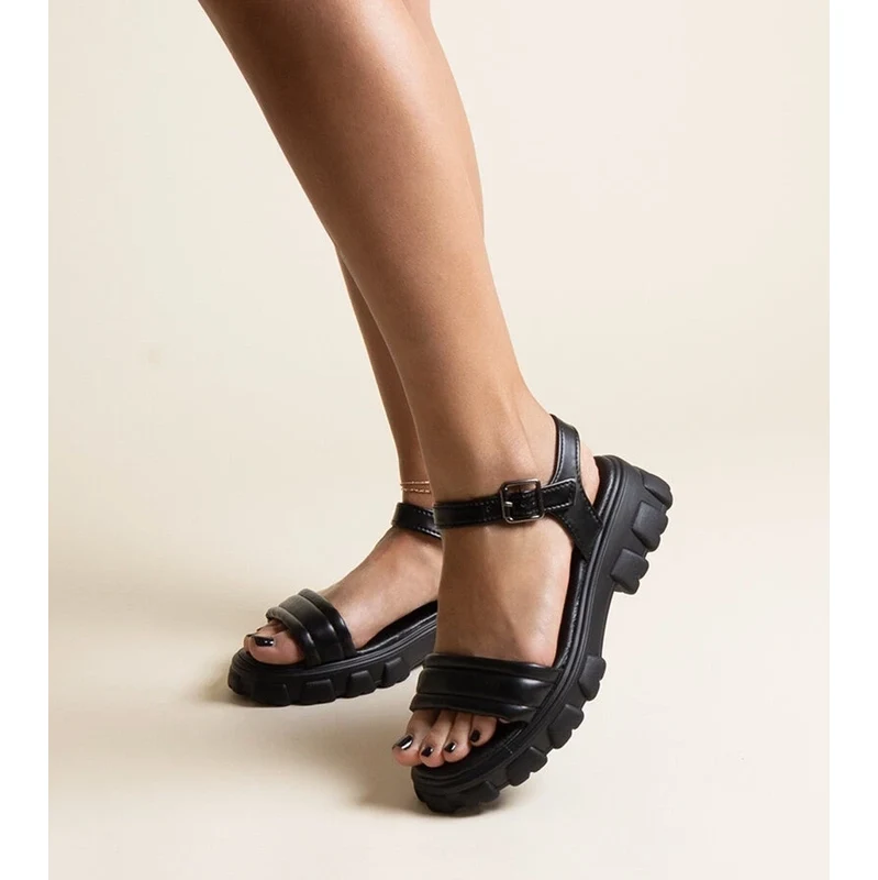 D/CEO Black sandals on a block heel Millo 106993105
