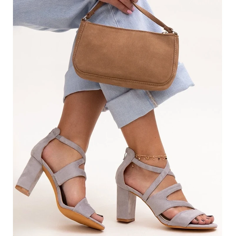 D/CEO Black sandals on a block heel Millo 106993129