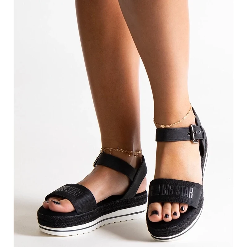 Black sandals Big Star