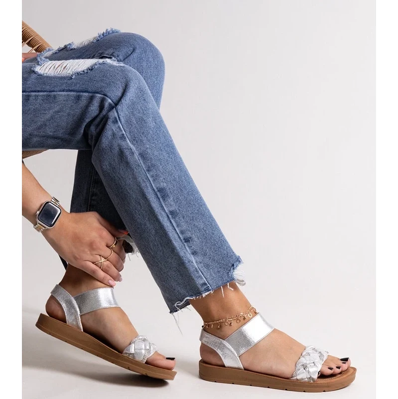 Gemre Silver sandals Aldena 106993179