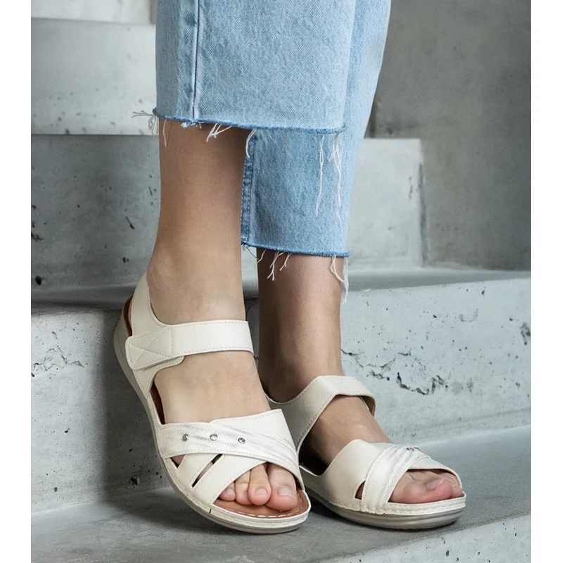 Gemre Beige platform sandals Nural