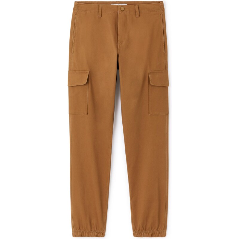 Celio Kalhoty slim cargo Dolyte - Pánské