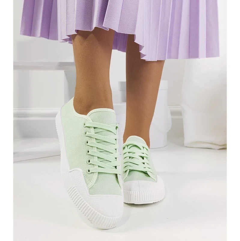 Gemre Green womens sneakers Rivas