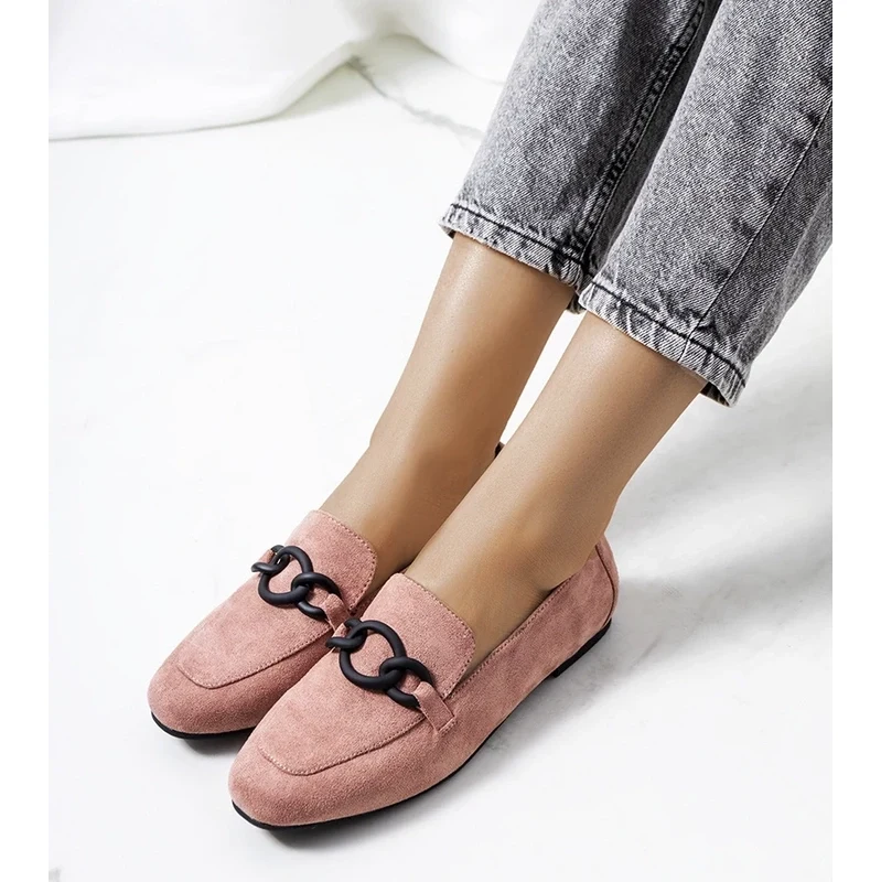Gemre Pink leather shoes Dante