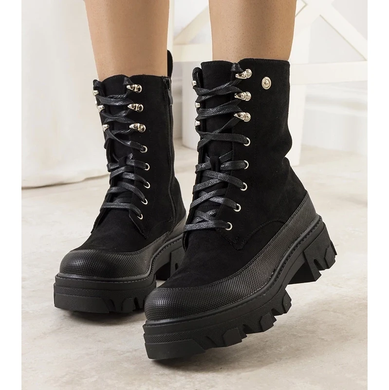 Gemre Black Coombe ankle boots 106995382