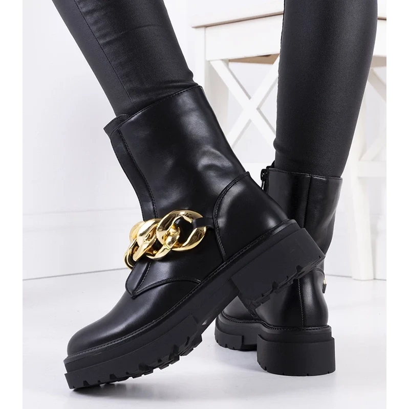 Gemre Black ankle boots Burrafirth