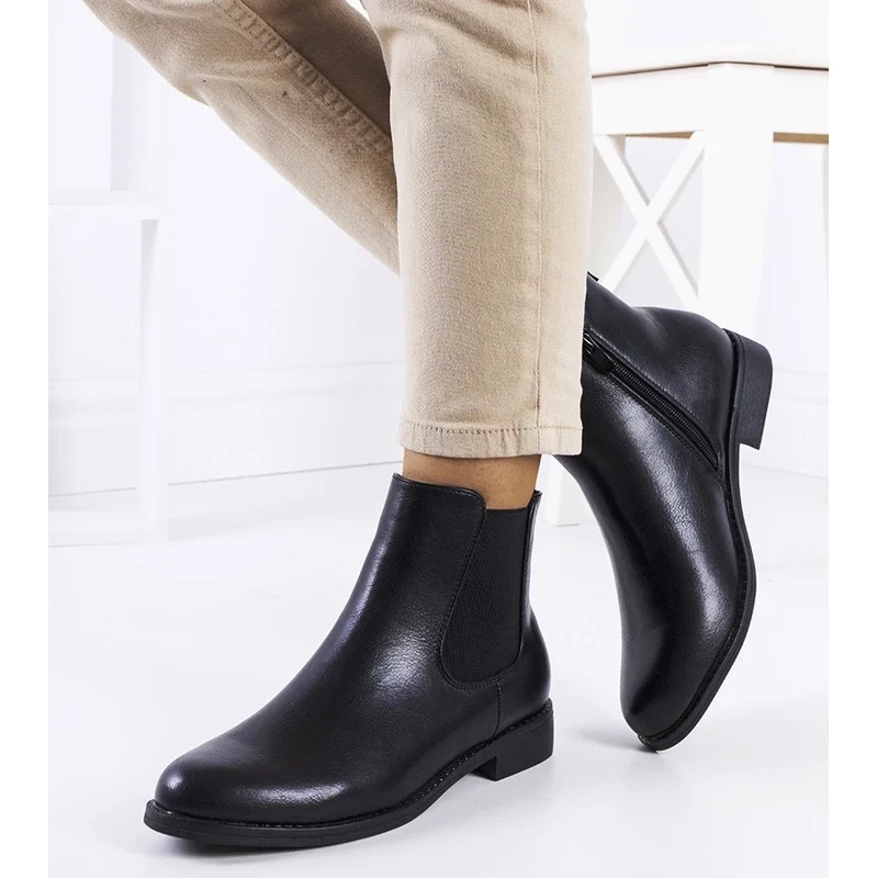 Gemre Black Linemell ankle boots 106995397