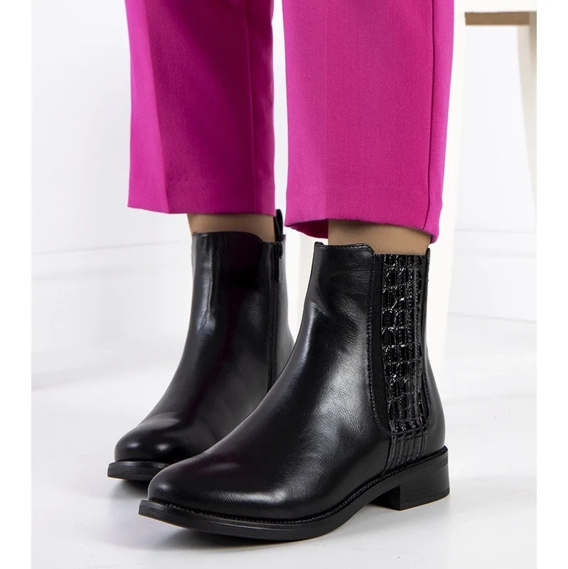 Gemre Black ankle boots Rotherham