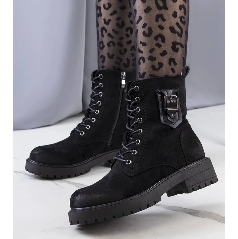 Gemre Black hiking boots Judy