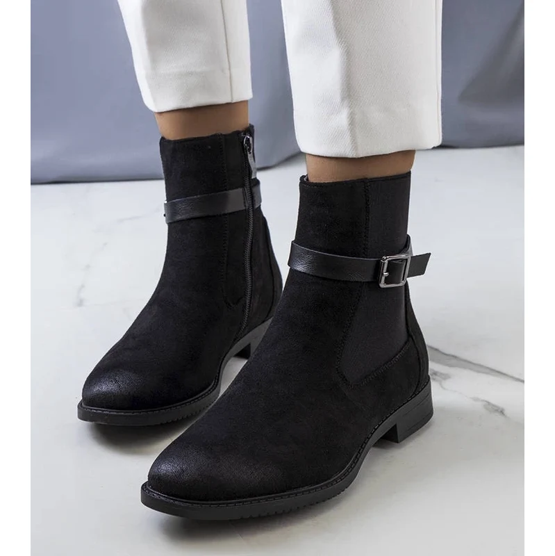 Gemre Insulated black ankle boots Tasso 106995471