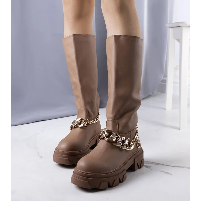 Gemre Brown insulated boots Cumia 106995495