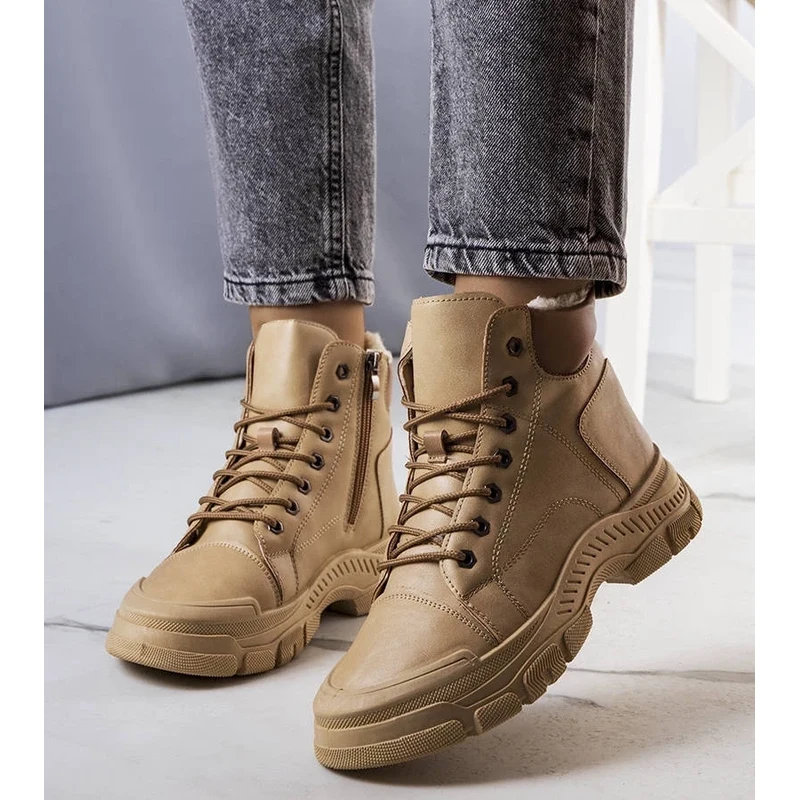 Gemre Brown insulated ankle boots Dinto 106995515