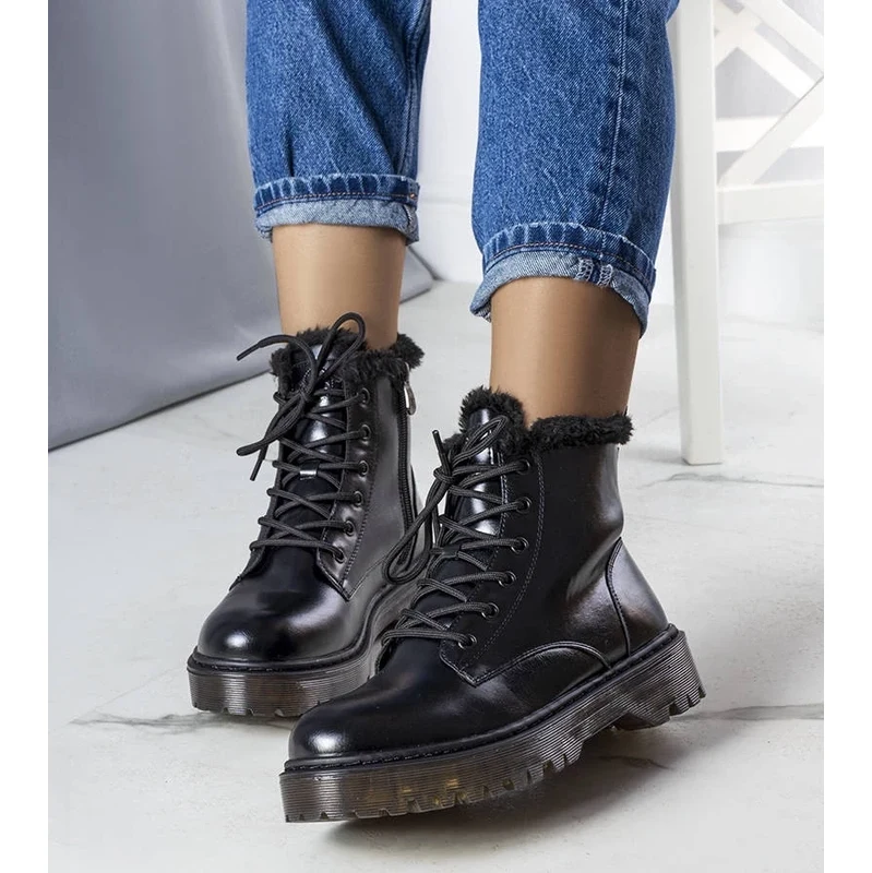 D/CEO Black high boots Christabel