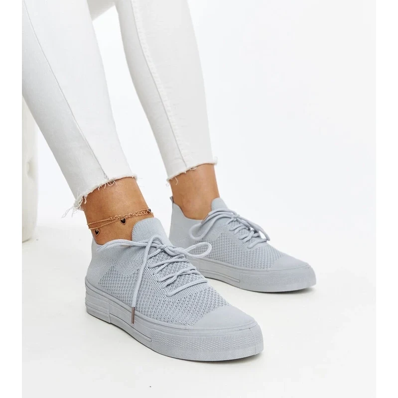 Gemre Gray lightweight sports sneakers Senaida