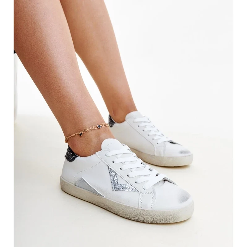 Gemre Gombola white distressed-effect sneakers