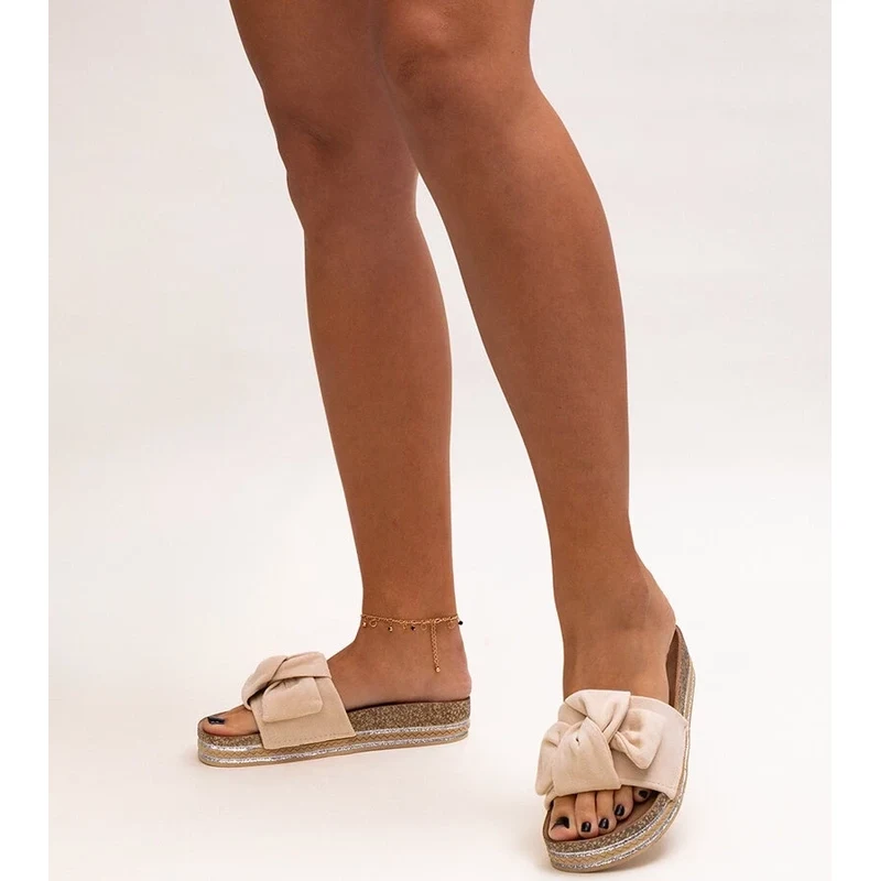D/CEO Black slippers with fur insulated Valle 106995938