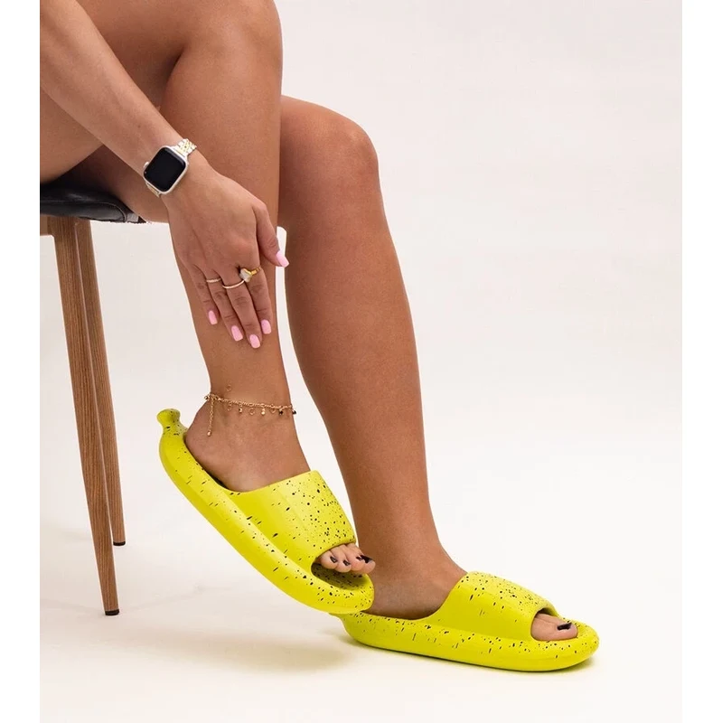 D/CEO Black slippers with fur insulated Valle