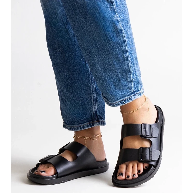 D/CEO Beige slides with fur Adelma
