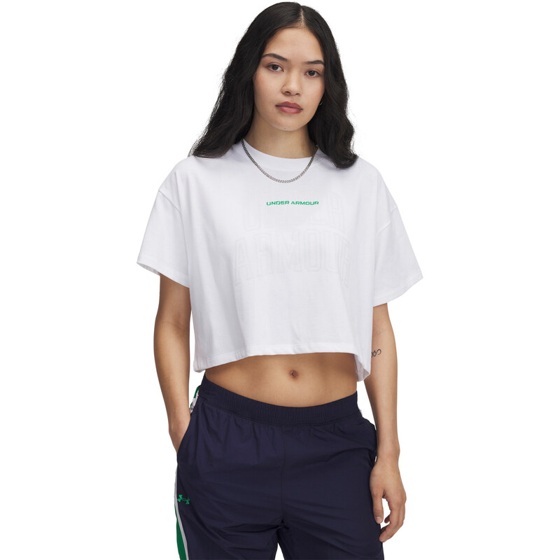 Dámské tričko Under Armour W Varsity Mix HW SS Crop